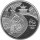Brasilien 5 Reais 2015 XXXI. Olympische Sommerspiele 2016 in Rio de Janero "Radsport und Löwe Tamarin" - Silber PP