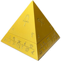 Djibouti Pyramide of Khafre 2021 5 oz Silber | Antik Finish Teilvergoldet