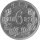 Südafrika 6 Pence 1897 - Paul Krüger - Silber