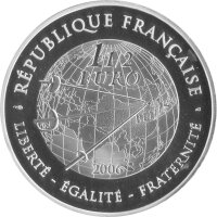 Frankreich 1,5 Euro 2006 - Fechten - Silber PP