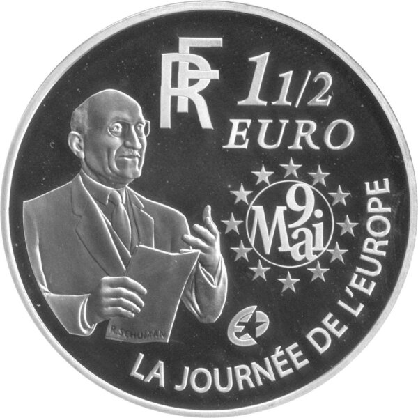 Frankreich 1,5 Euro 2006 - Europatag - Silber PP