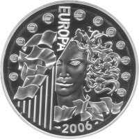 Frankreich 1,5 Euro 2006 - Europatag - Silber PP