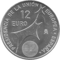 Spanien 12 Euro 2002 - Spanische EU-Ratspräsidentschaft - Silber