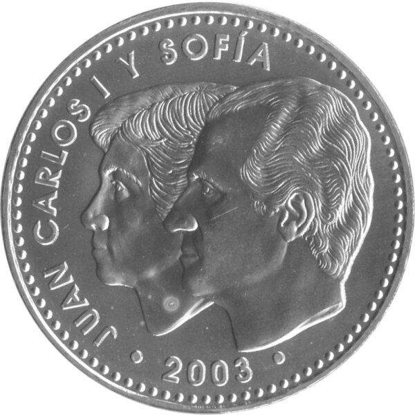 Spanien 12 Euro 2003 - 25. Jahrestag der spanischen Verfassung - Silber