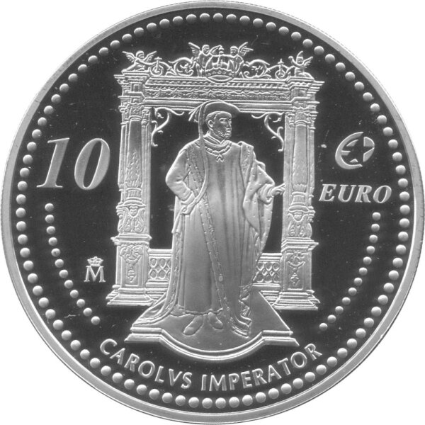 Spanien 10 Euro 2006 Prominente Europäer - Karl V. - Silber PP