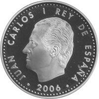 Spanien 10 Euro 2006 Prominente Europäer - Karl V. - Silber PP