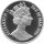 Isle of Man 1 Crown 1986 - XIII. Fußball WM 1986 in Mexiko "Flaggen" - Silber PP