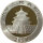 China Panda 2010 1 oz Silber - Gold Color Edition