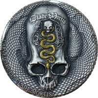 Kamerun Carved Skull 2018 Clade Mortis 1 oz Silber | High...