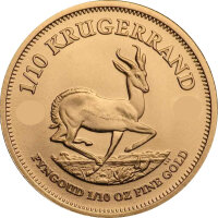 Südafrika Krügerrand 1990 1/10 oz Gold