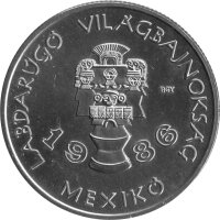 Ungarn 100 Forint 1985 - XIII. Fußball WM 1986 in...