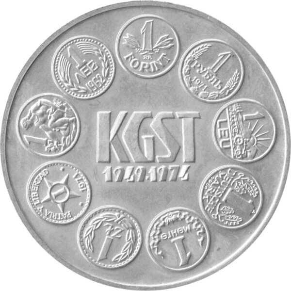 Ungarn 100 Forint 1974 - 25. Jahrestag der Gründung von RGW - Silber