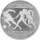 Ungarn 500 Forint 1981 - XII. Fußball WM 1982 in Spanien "Spielszene" - Silber PP
