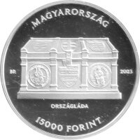Ungarn 15.000 Forint 2023 - 100 Jahre Ungarisches Nationalarchiv - 1 oz Silber PP