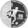 Bulgarien 25 Leva 1986 - XIII. Fußball WM 1986 in Mexiko "Balltritt" - Silber PP