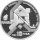 Bulgarien 10 Leva 1987 - XV. Olympische Winterspiele 1988 in Calgary "Eishockey" - Silber PP