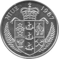 Niue 50 Dollars 1987 - XXIV. Olympische Sommerspiele 1988 in Seoul "Steffi Graf" - Silber PP
