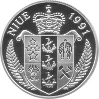 Niue 10 Dollars 1991 - XXV. Olympische Sommerspiele 1992 in Barcelona "Sprint" - Silber PP