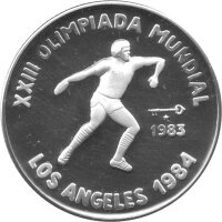 Kuba 5 Pesos 1983 - XXIII. Olympische Sommerspiele 1984...