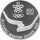 Nordkorea 500 Won 1988 - XV. Olympische Winterspiele 1988 in Calgary "Eishockey" - Silber PP