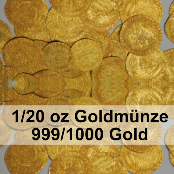 1/20 oz Goldmünze - 999/1000 Feingold