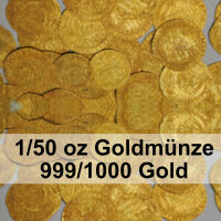 1/50 oz Goldmünze - 999/1000 Feingold