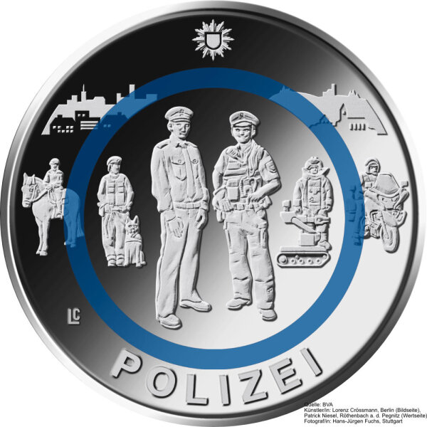 Deutschland 10 Euro 2024 "Polizei" A