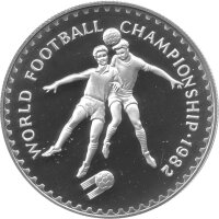 Lesotho 10 Maloti 1982 - XII. Fußball WM 1982 in...