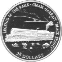 Liberia 20 Dollars 2001 - Legendäre Züge -...