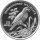 Seychellen 25 Rupees 1993 - Elster Robin - Silber PP