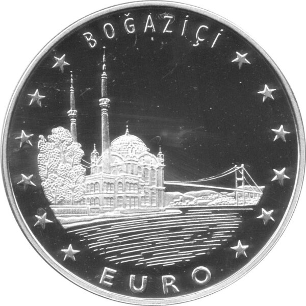 Türkei 4.000.000 Lira 1999 - Bosporus-Universität - Silber PP