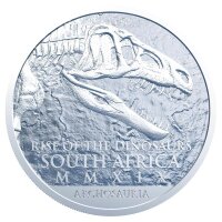 Südafrika Natura - Archosaurier 2019 1 oz Silber