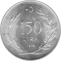 Türkei 150 Lira 1979 - Familienplanung - Silber