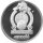 Mexiko Medaille 1986 - XIII. Fußball WM 1986 in Mexiko "Offizielle FIFA-Medaille" - Silber PP