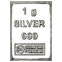 2 Gramm Silberbarren verschiedene Hersteller