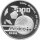 Mexiko 100 Pesos 1986 - XIII. Fußball WM 1986 in Mexiko "Fußball vor Globus" - Silber PP