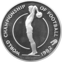 Jamaica 10 Dollars 1982 - XII. Fußball WM 1982 in...