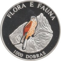 Sao Tome und Principe 1000 Dobras 1995 - Flora und Fauna...