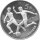 China 5 Yuan 1986 - XIII. Fußball WM 1986 in Mexiko "Zweikampf" - Silber PP