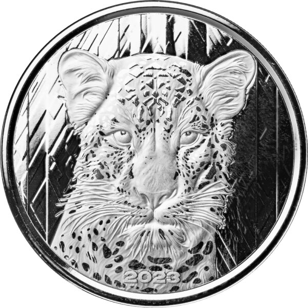 Ghana African Leopard 2023 1 oz Silber