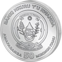 Ruanda African Ounce 2024 Leopard 1 oz Silber