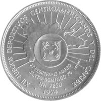 Dominikanische Republik 1 Peso 1974 - 12....