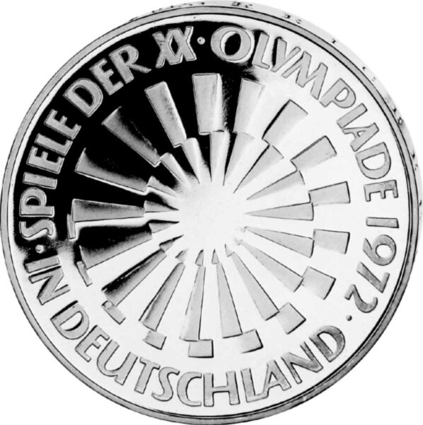Deutschland 10 DM 1972 Spirale "in Deutschland" F - PP
