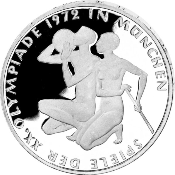 Deutschland 10 DM 1972 Sportler F - PP