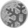 Ukraine 10 Hryvnia 2018 - XXIII. Olympische Winterspiele 2018  in Pyeongchang "Symbole" - Silber PP