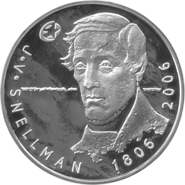 Finnland 10 Euro 2006 - 200. Geburtstag von Johan Vilhelm Snellman - Silber PP