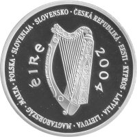 Irland 10 Euro 2004 - EU-Ratspräsidentschaft - Silber PP