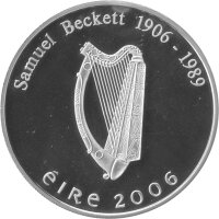 Irland 10 Euro 2006 - 100. Geburtstag von Samuel Beckett - Silber PP