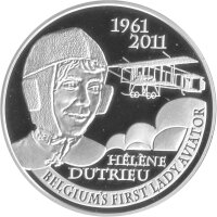 Belgien 5 Euro 2011 - Hélène Dutrieu -...