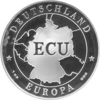 Round Deutschland 1995 - Einigkeit Recht Freiheit - 1 oz Silber